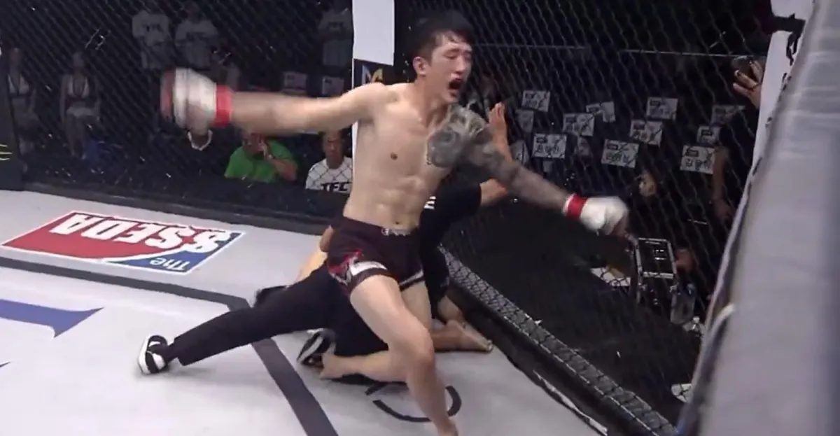 Kim Ji Yeong appears to suffer knee injury as referee stops his Top FC 24 win